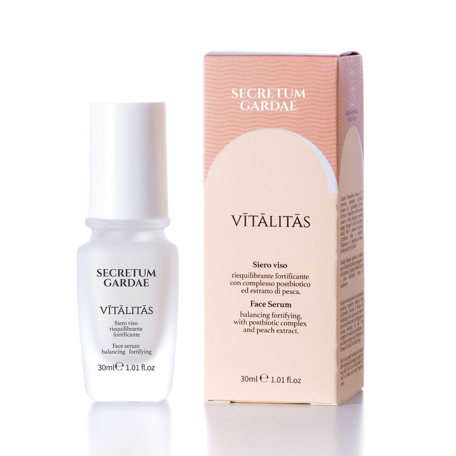 Siero Viso Secretum Gardae riequilibrante, fortificante con complesso postbiotico